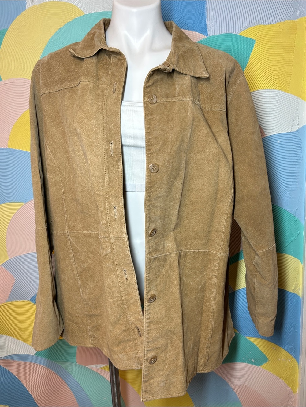 Relativity Tan Suede Jacket